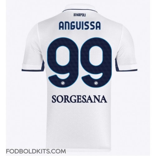 SSC Napoli Frank Anguissa #99 Udebanetrøje 2024-25 Kortærmet